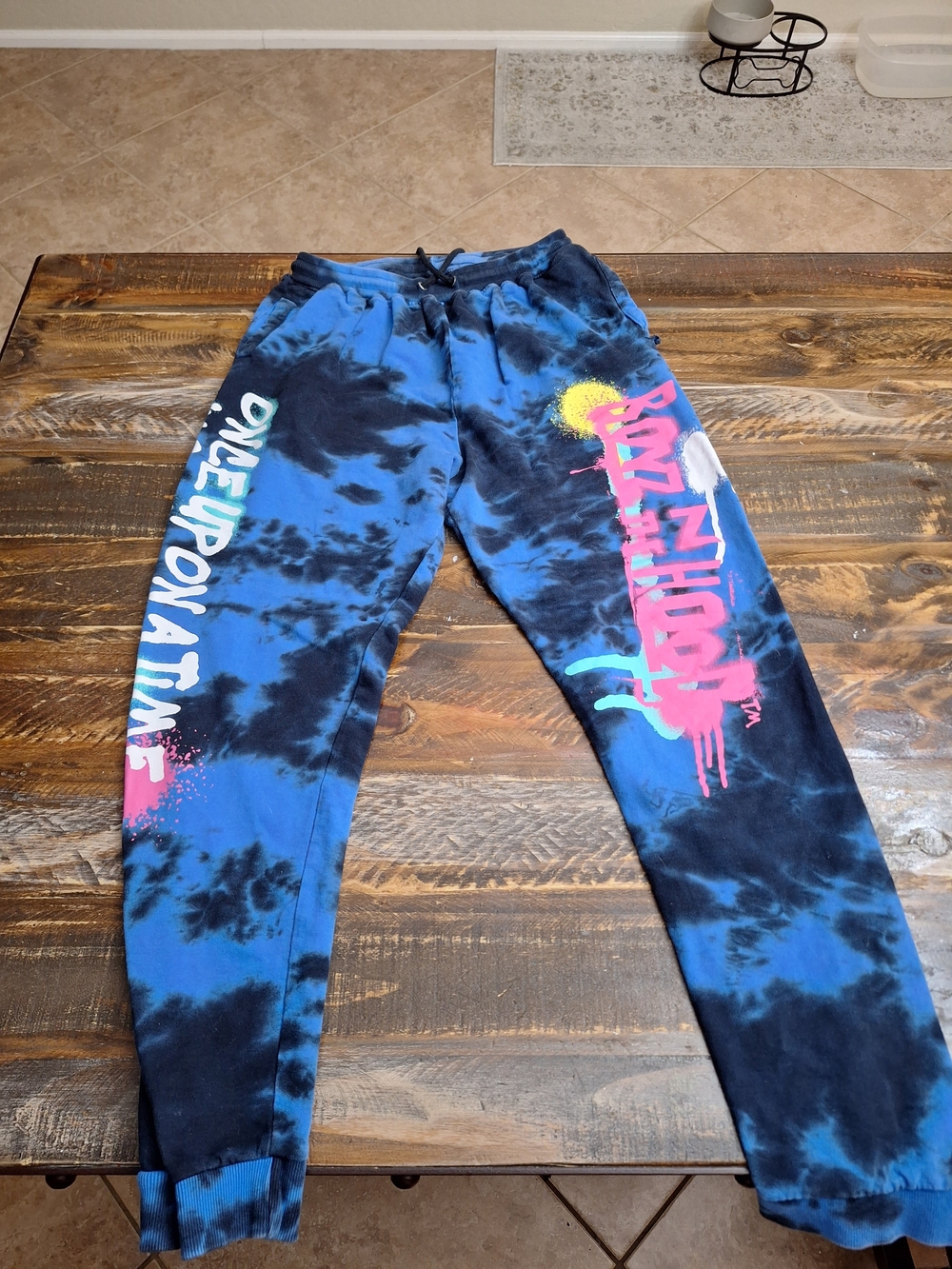 Boyz n the hood sweatpants size XL ice cube hip hop urban baddie tie dye